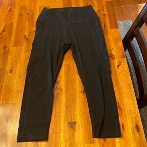Black exercise pants